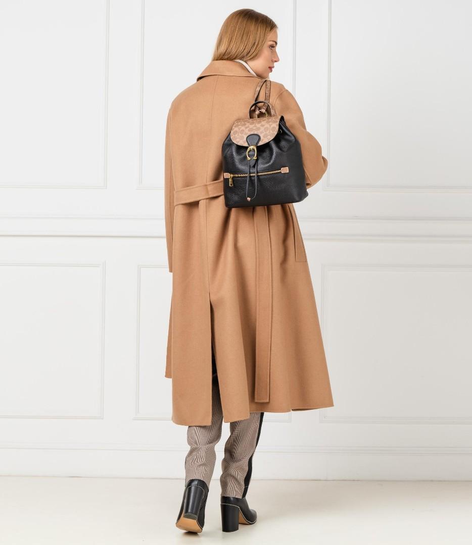 evie backpack in signature canvas