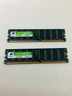 Corsair Memory 1GB DDR Memory with original packaging! VS1GB400C3 