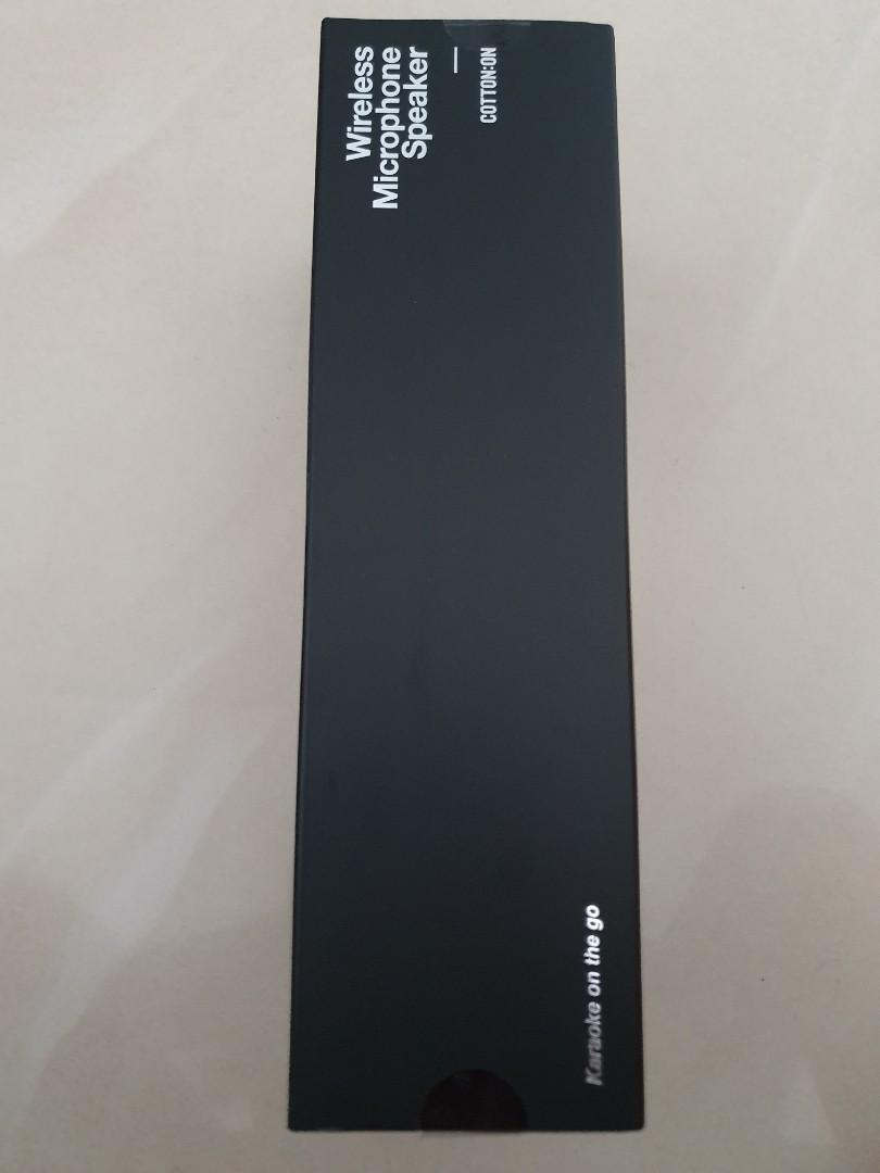 Cotton on wireless microphone speaker