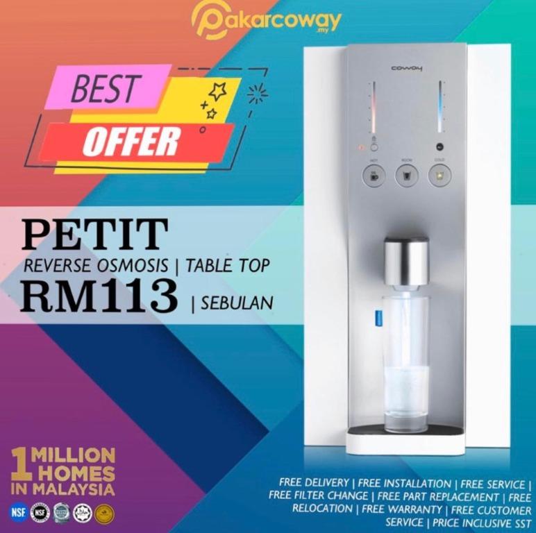 Coway Water Purifier Petit Table Top Home Furniture Others On Carousell