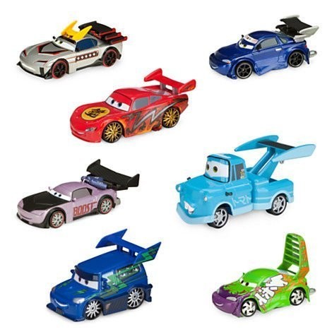 Disney Store Cars 2 反斗車王 1:43 Deluxe Die Cast Car 7-Pack Set -- Cars ...