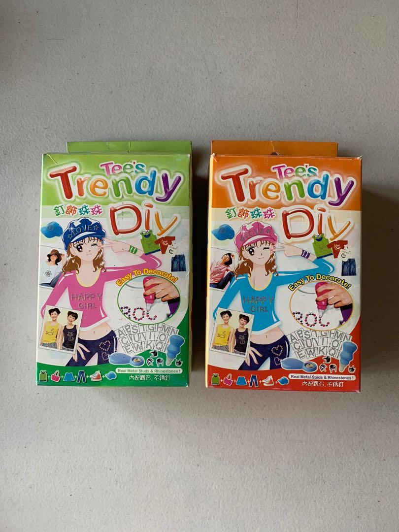 DIY fashion studs with guide letters (Category: Craft Supplies & Tools) located in Quezon City. Submitted by joyeusefille (Listing ID 1004219272, Image 3). Description: - 700 for both boxes.