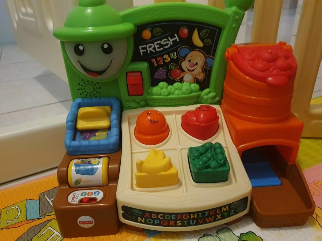 Fisher price market stand, Babies & Kids, Infant Playtime on Carousell