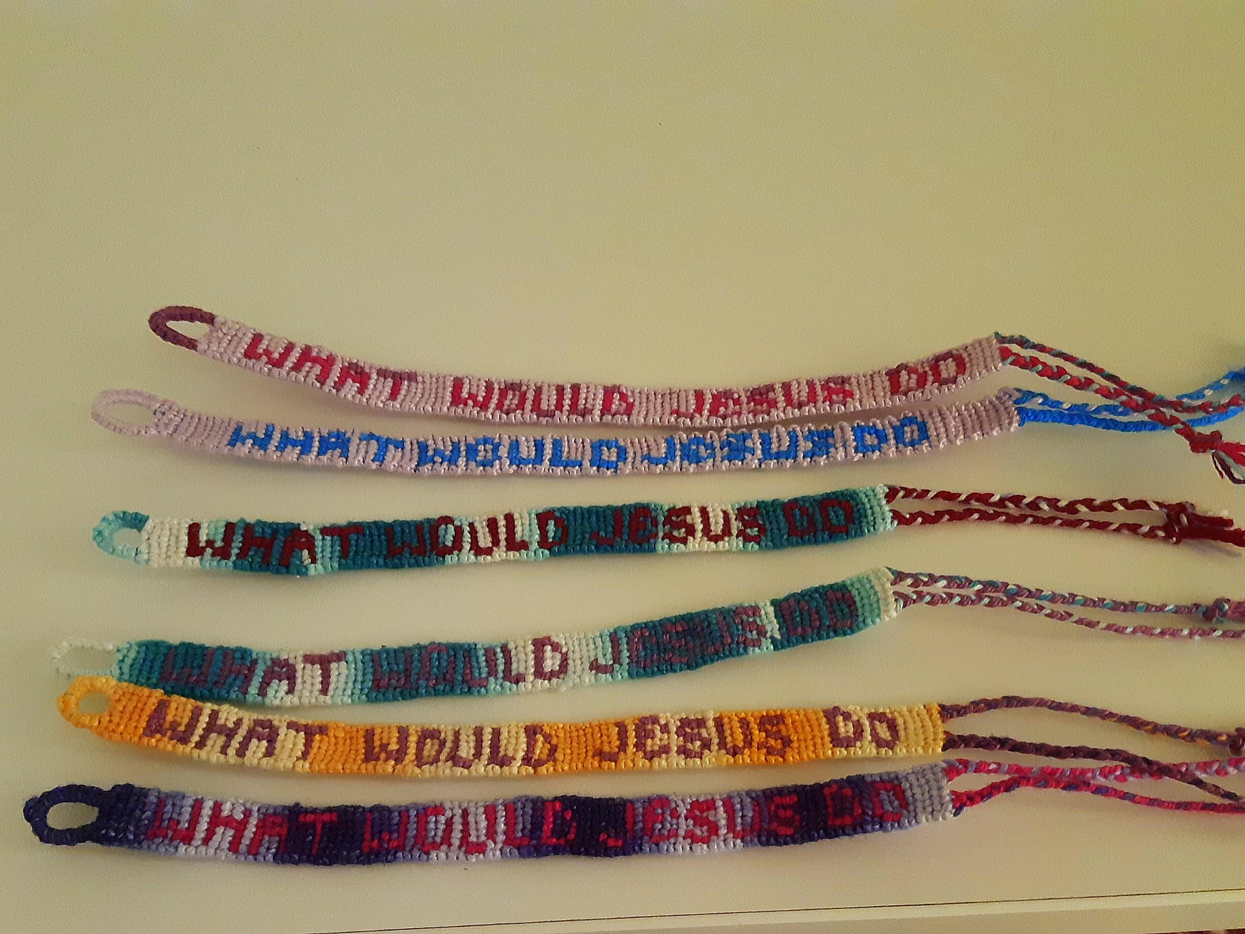 Jesus friendship bracelet on sale