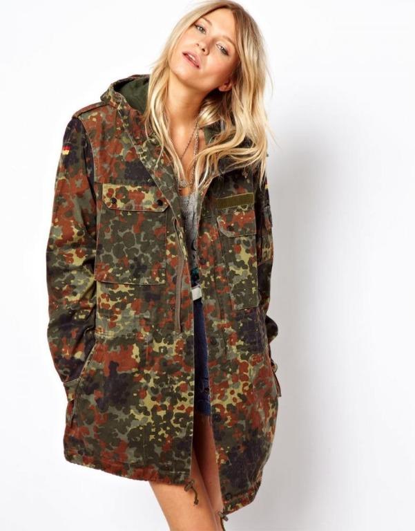 German Army Flecktarn Camo Parka