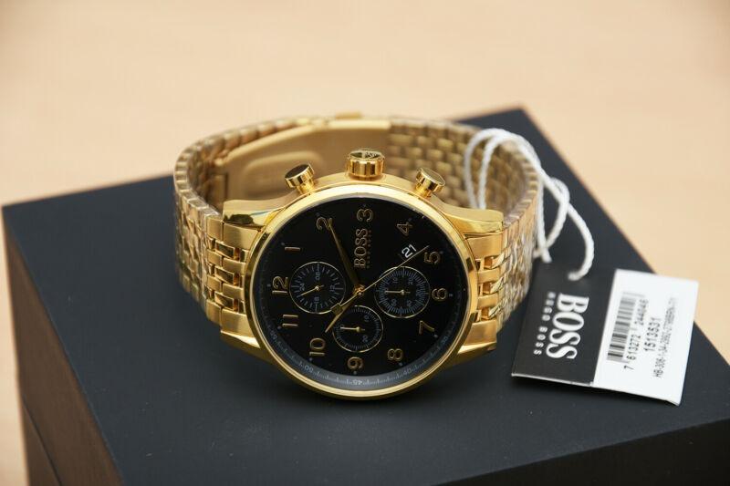 Hugo boss gold navigator watch shop