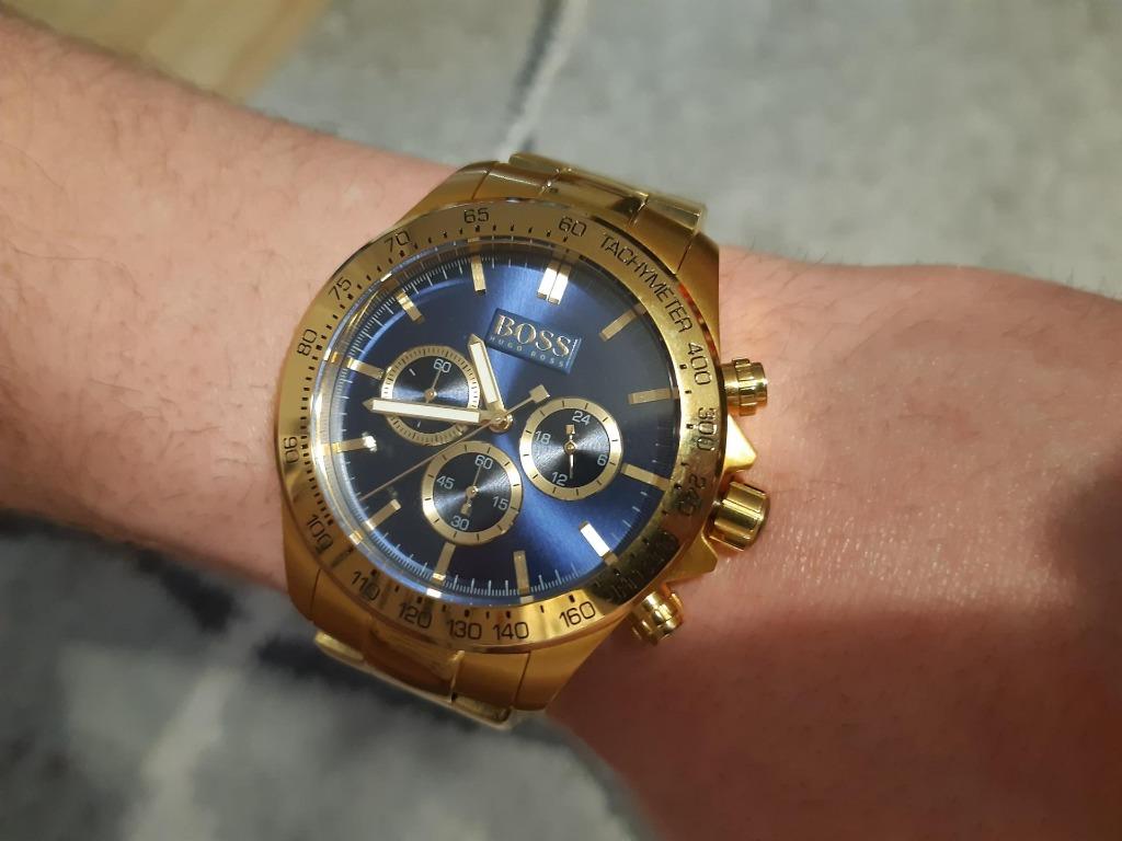diplomatija slog zgodan  Hugo Boss Mens Gold Chronograph Watch HB1513340, Men's Fashion, Watches &  Accessories, Watches on Carousell