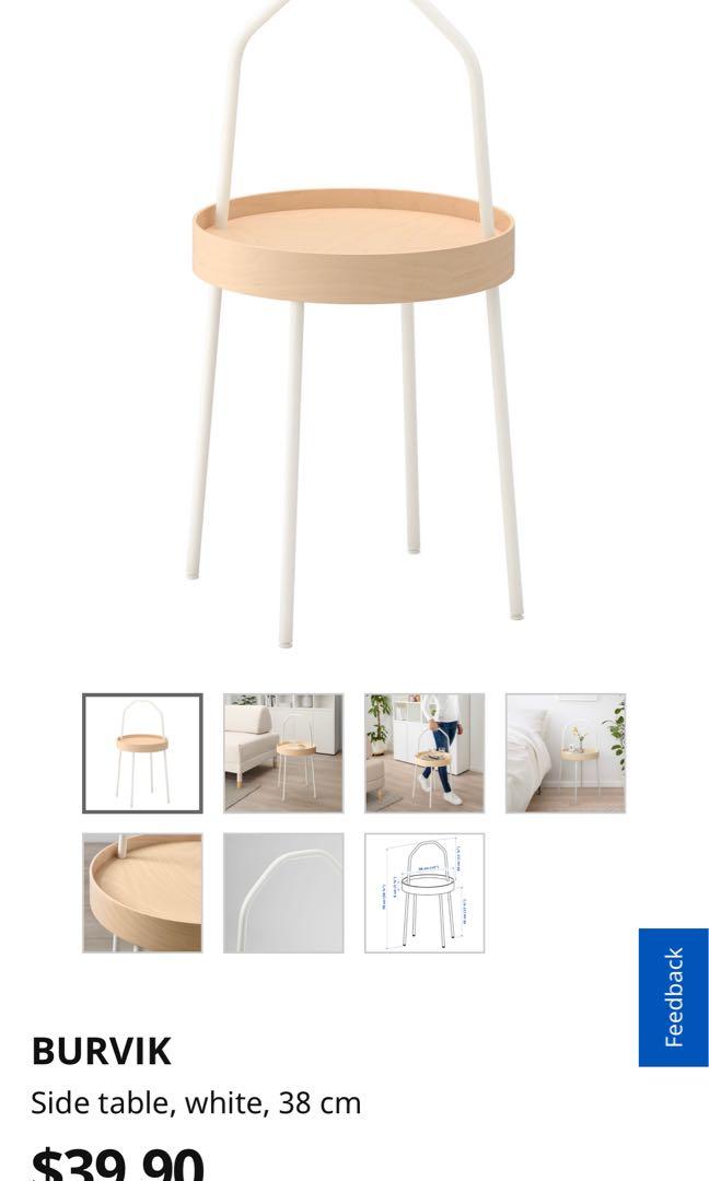 Ikea Burvik Side Table Furniture Tables Chairs On Carousell