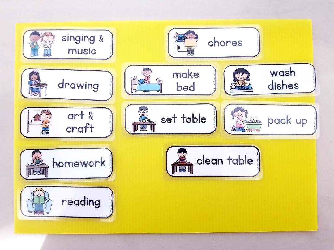 diy-schedule-daily-routine-hobbies-toys-books-magazines-children