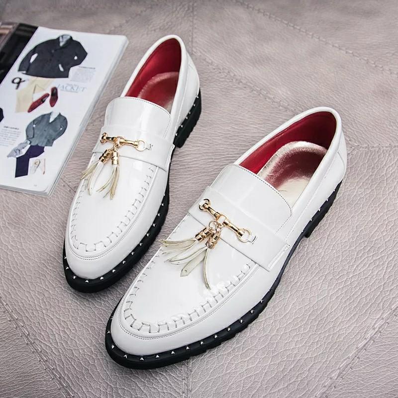 Red and white hotsell loafers