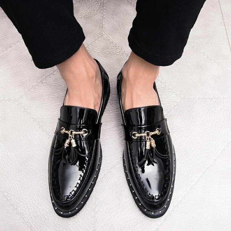 Loafer men shoe white red black size 38 44 Men s Fashion