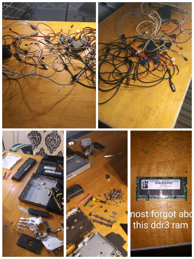 Lot of computer parts