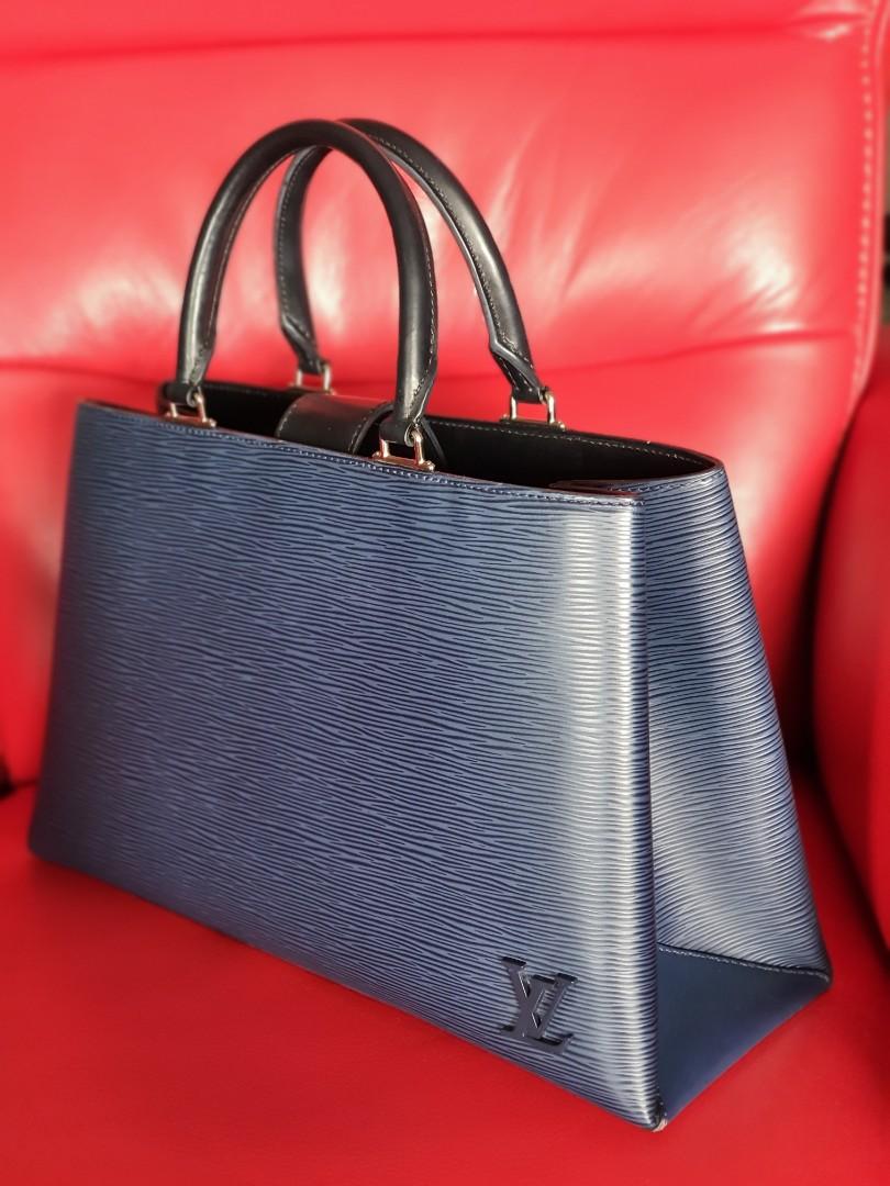 Louis Vuitton Indigo Epi Kleber MM Bag