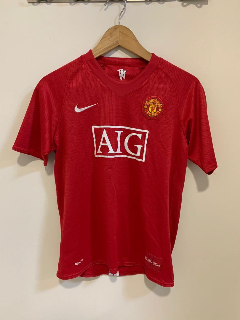 Manchester United Name Set 07-08 Home Shirt RONALDO 7 Champions League Man Utd 