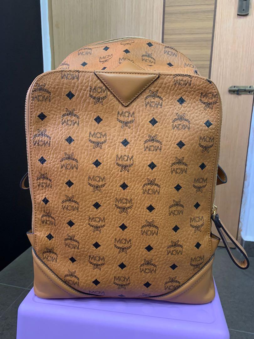 Mcm laptop backpack clearance