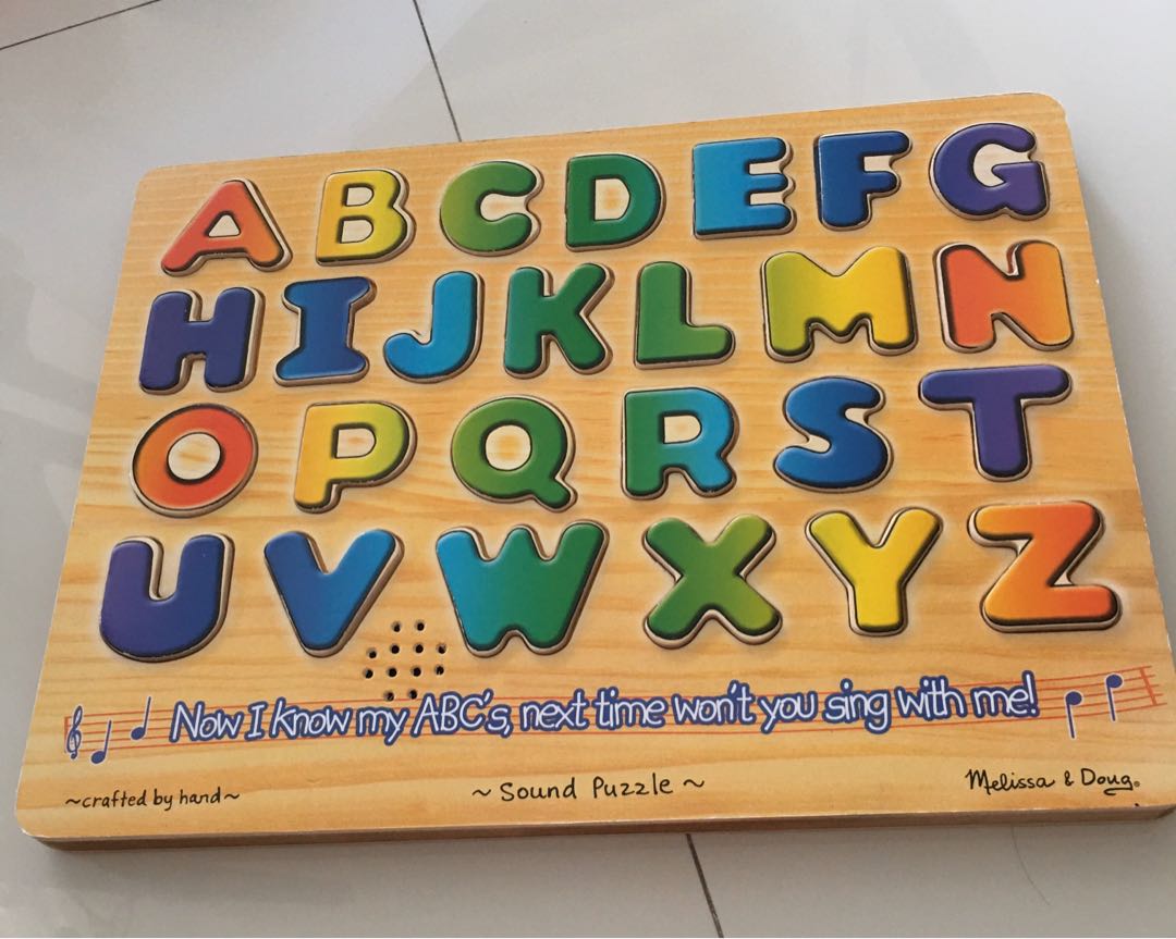 Melissa \u0026 Doug Alphabet sounds puzzle 
