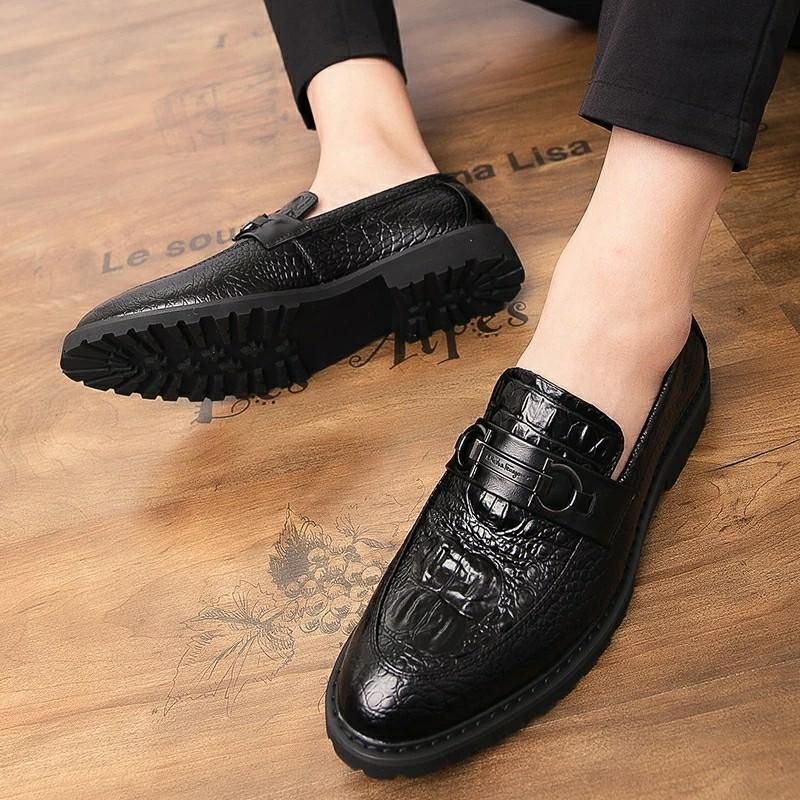Men gold black silver men loafers shoe sizeUS6 11 Men s Fashion
