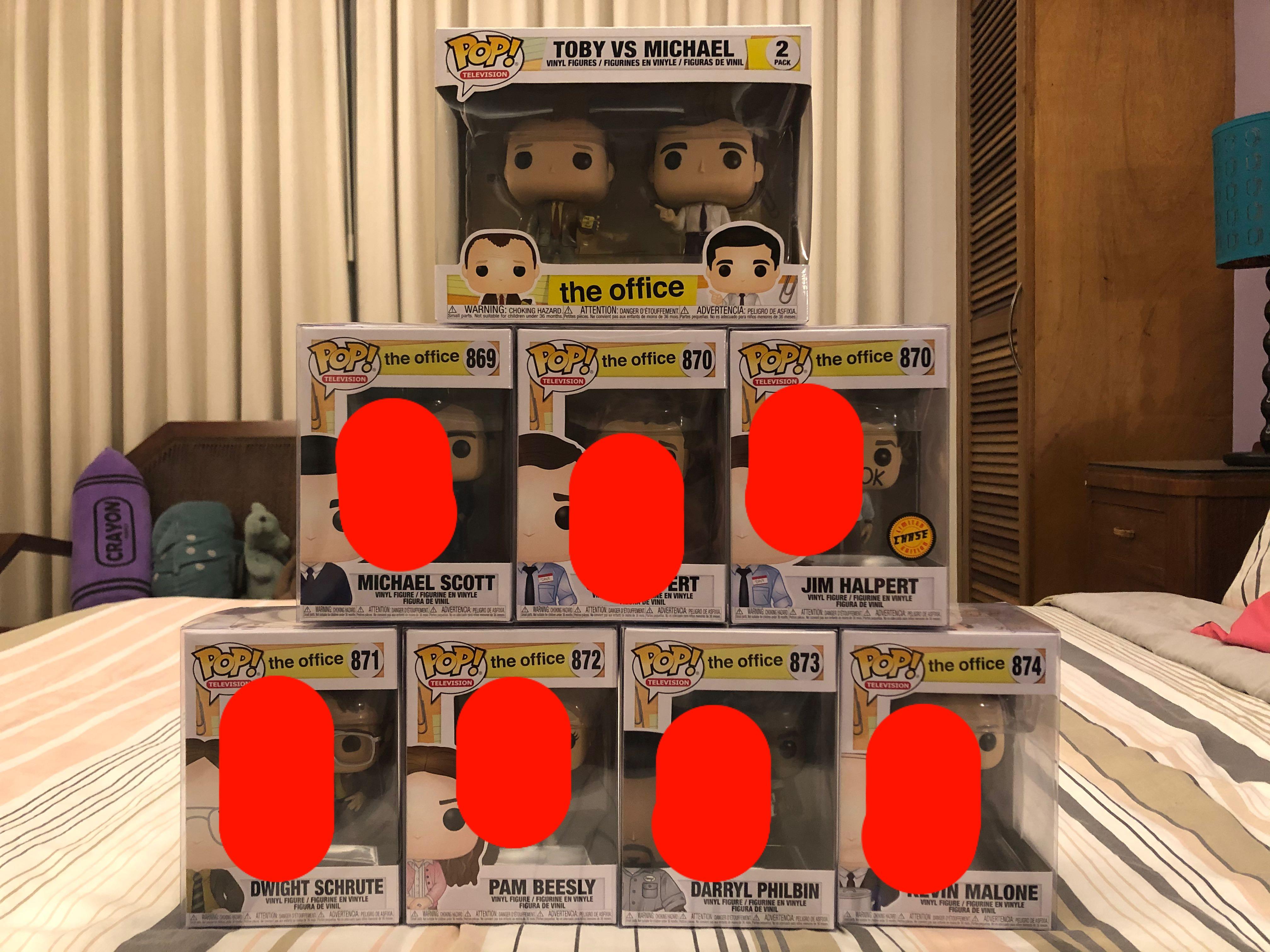 Michael & Toby The Office Funko Pop!, Hobbies & Toys, Toys & Games on
