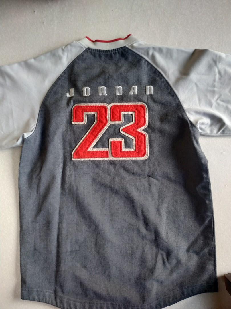 Michael Jordan 23 Parkers Little League Pinstriped Baseball Jersey — BORIZ