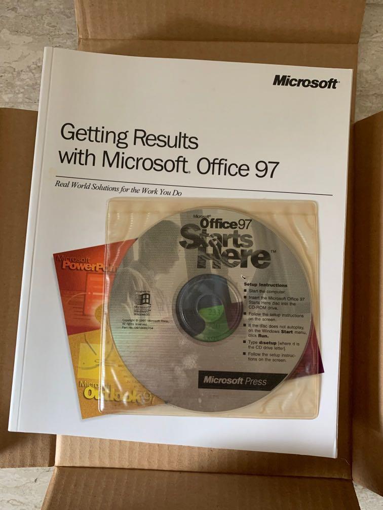 Microsoft Office 97 professional edition, Computers & Tech, Laptops &  Notebooks on Carousell
