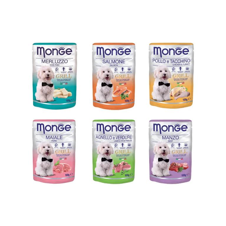 Monge Dog Pouch Pet Supplies For Dogs Dog Food On Carousell