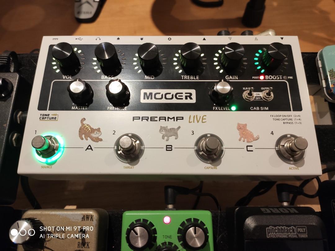 MOOER preamp live アンプシュミレーター プリアンプ - 楽器/器材