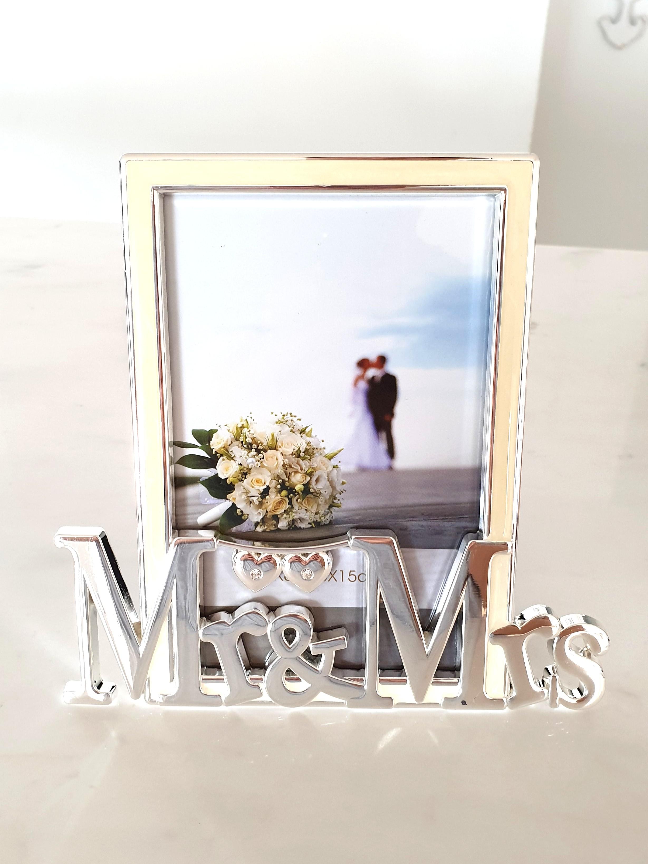 Mr Mrs Photo Frame Furniture Home Living Home Decor Frames Pictures On Carousell