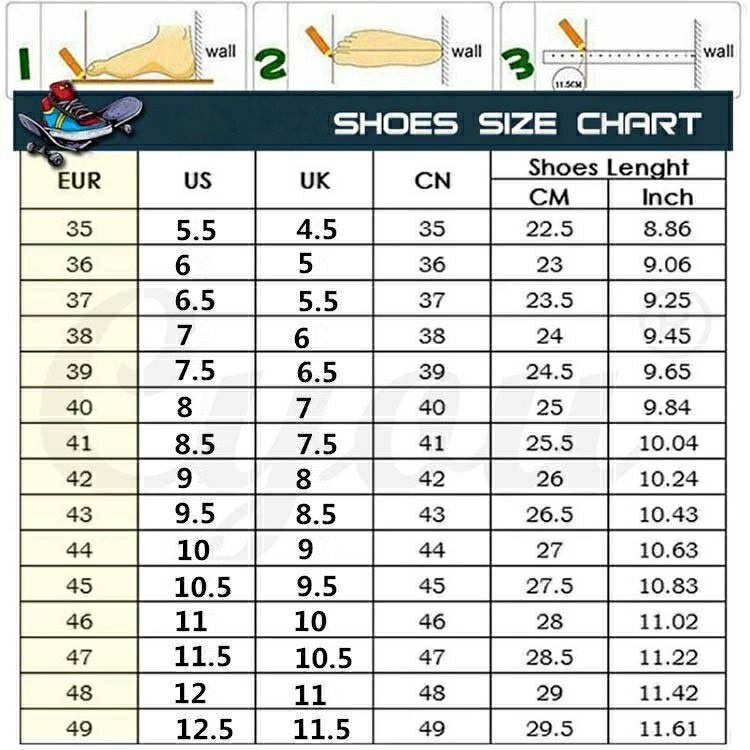 Nike slippers size on sale chart