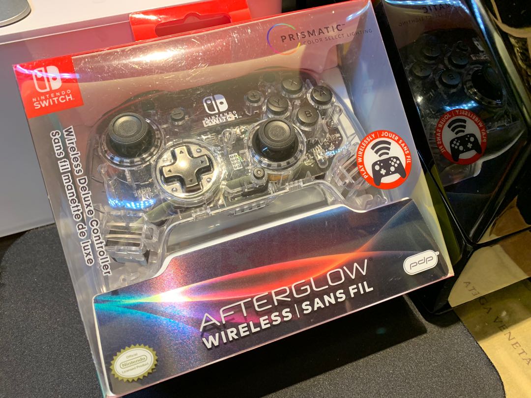 Nintendo Switch Afterglow wireless Controller, Video Gaming, Gaming
