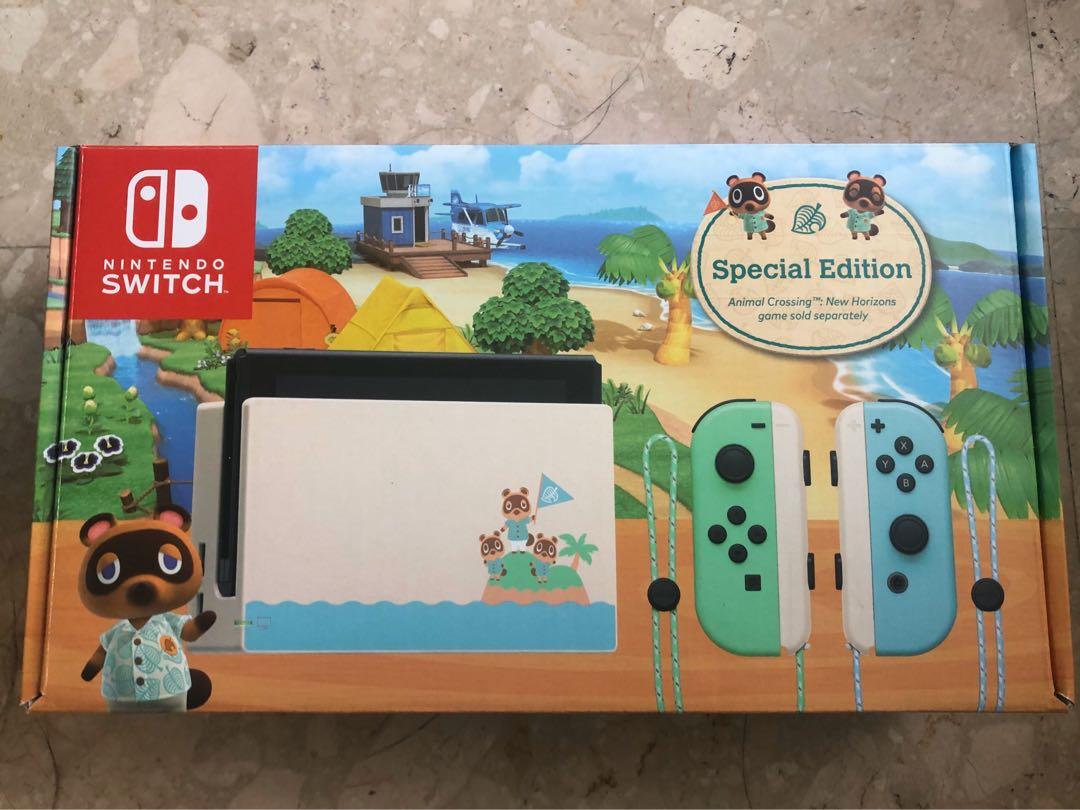 Nintendo Switch Console Animal Crossing New Horizon Special Edition