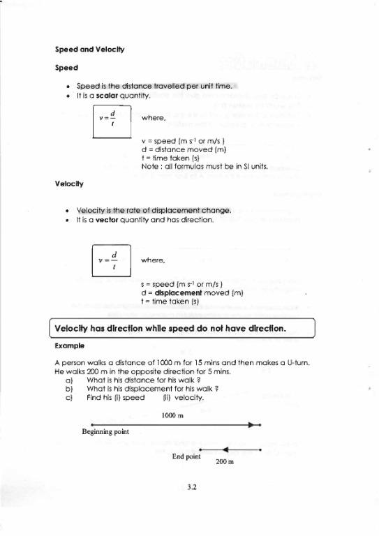 O level Comb Science Physics Notes - Definition List - Physics Formulae ...