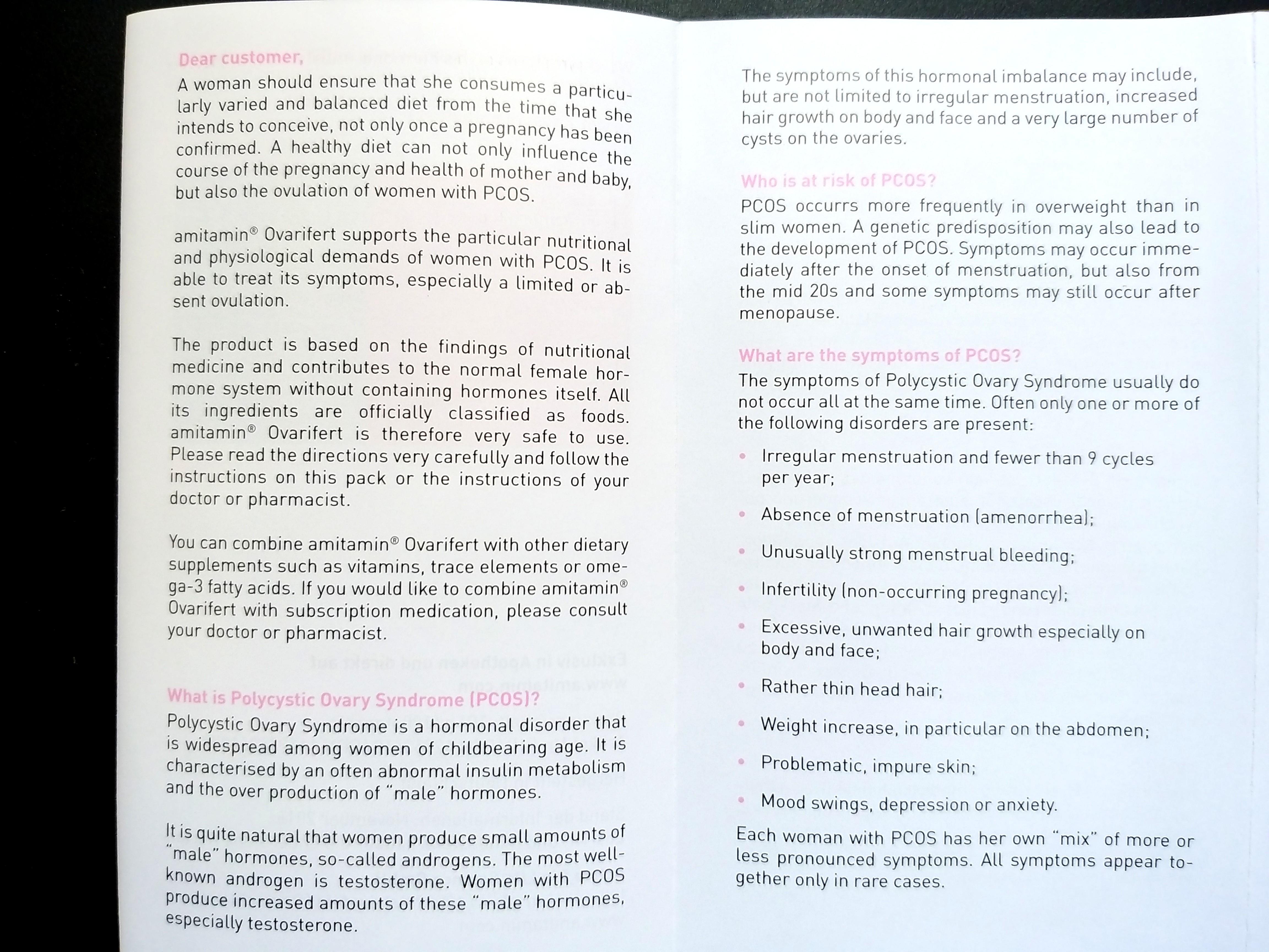 Ovarifert Amitamin Pcos Supplement Everything Else On Carousell Nicht fuer kinder und jugendliche unter 18 jahren. carousell