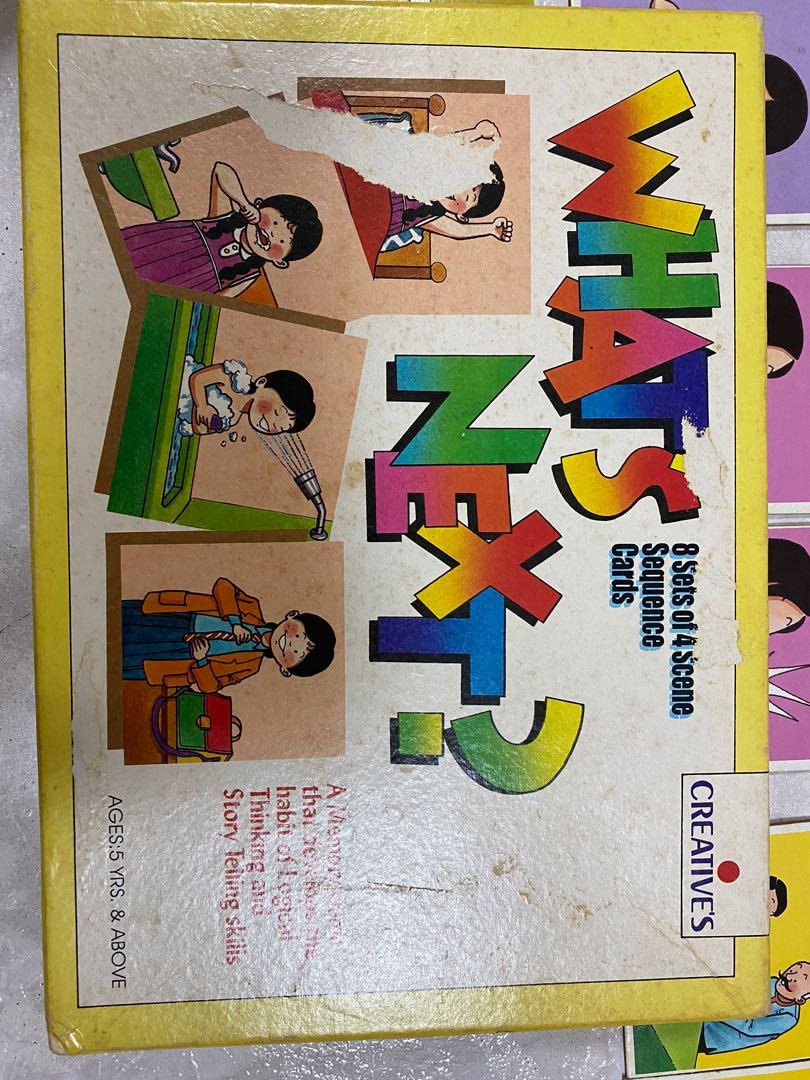 Picture Sequence Cards, Hobbies &amp; Toys, Toys &amp; Games on Carousell