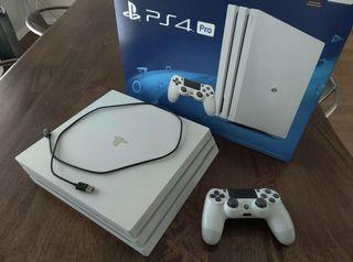 PlayStation 4 Pro Game Console - Glacier White 1TB