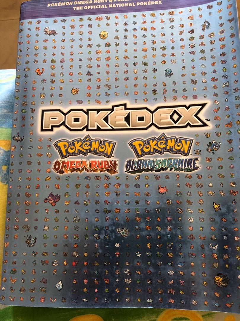 Pokemon Omega Ruby Alpha Saphire The Officsl National Pokedex Toys Games Others On Carousell