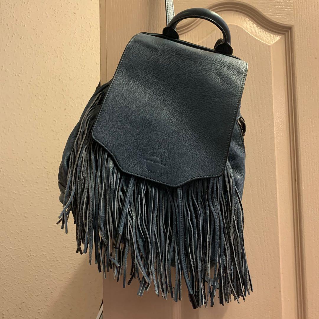 Fringe backpack purse online