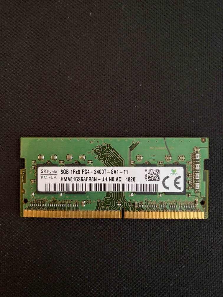 SK Hynix Korea 8GB DDR4 RAM, Computers & Tech, Parts & Accessories ...