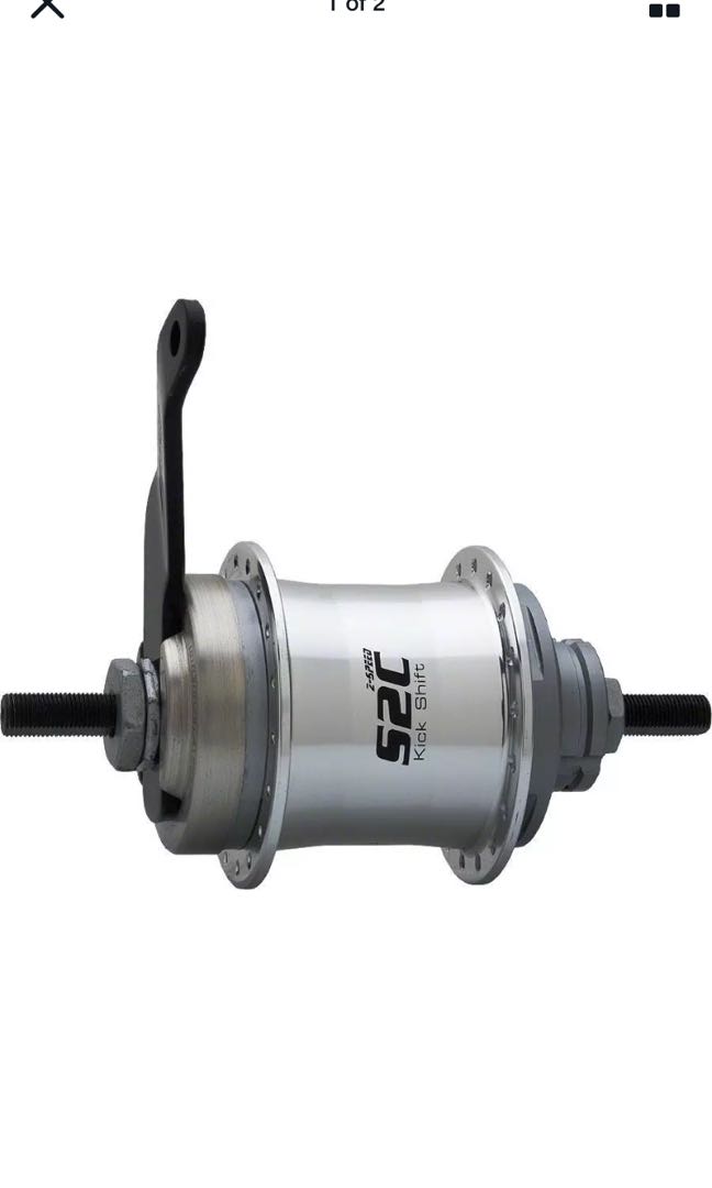 Sturmey Archer S2C kick shift coaster brake hub 36h pashley guvnor