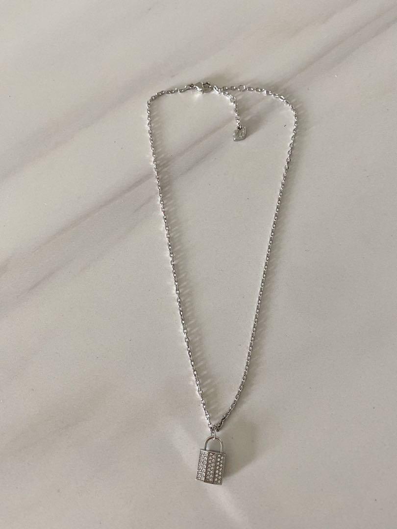 Swarovski best sale padlock necklace