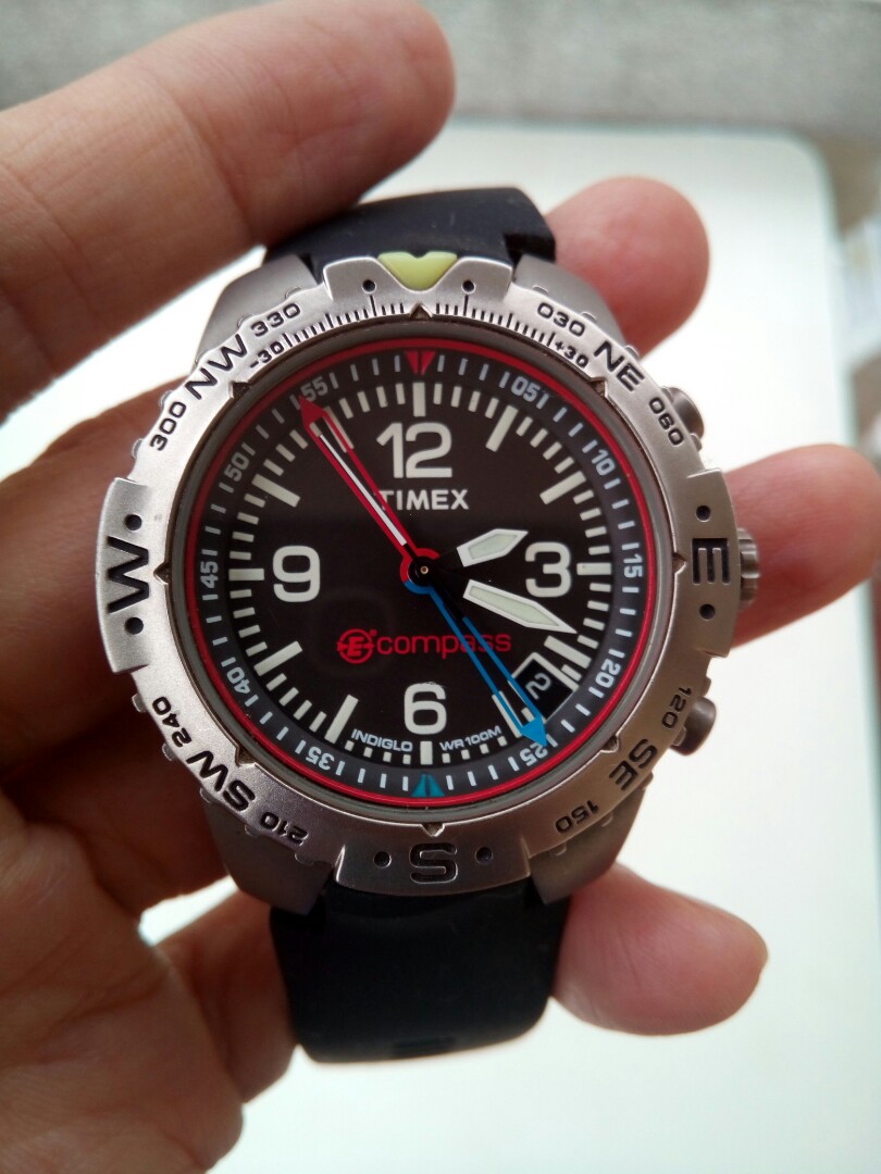 Timex Mens Intelligent Quartz Compass Brown Leather Strap Watch for Men |  Lyst