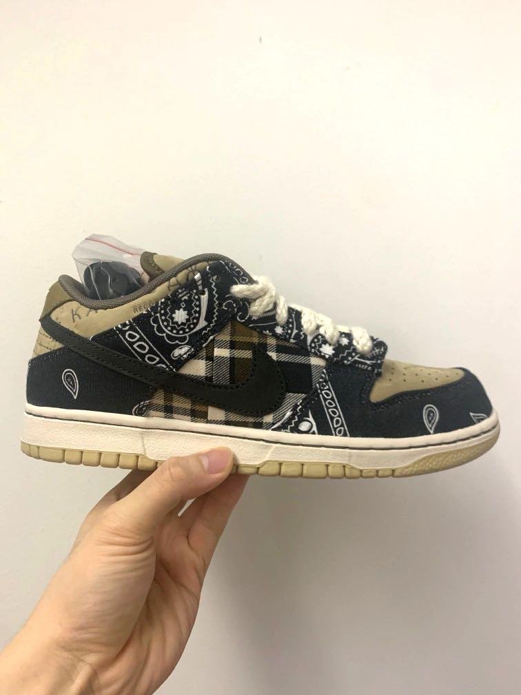 travis scott dunks laces
