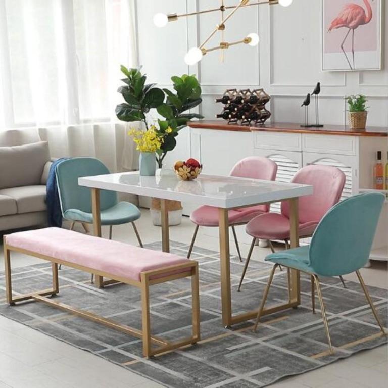 Tsdt 00j Csc020 Chair Wood Table Bench Cushion 00h Furniture Tables Chairs On Carousell