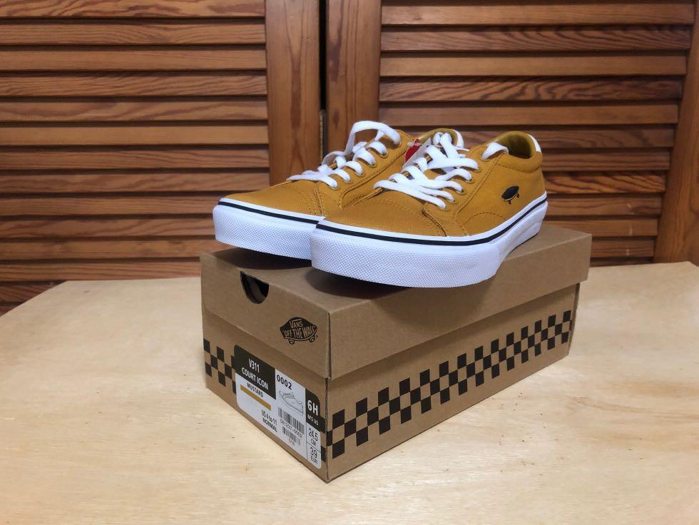 mustard sneakers size