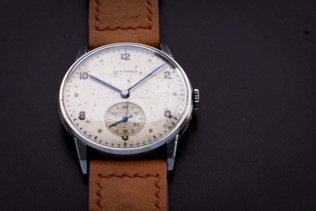 Vintage 33mm Longines ref. 5583 cal. 27M with lovely dial