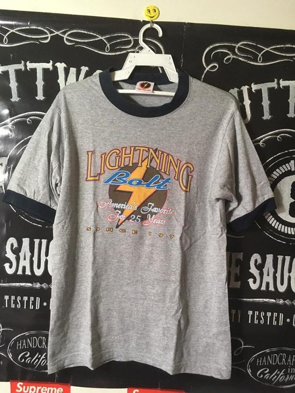 Vintage lightning bolt store shirt