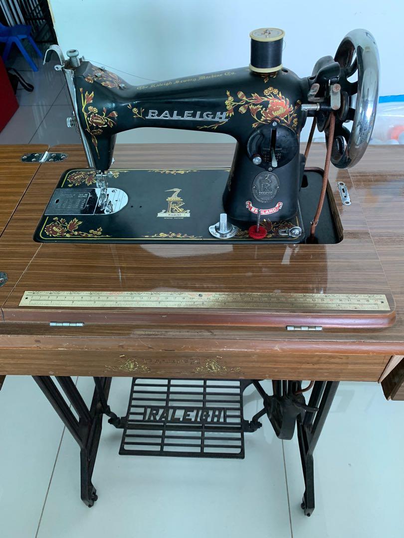 Vintage Raleigh Sewing Machine Hobbies Toys Memorabilia Collectibles Vintage Collectibles On Carousell