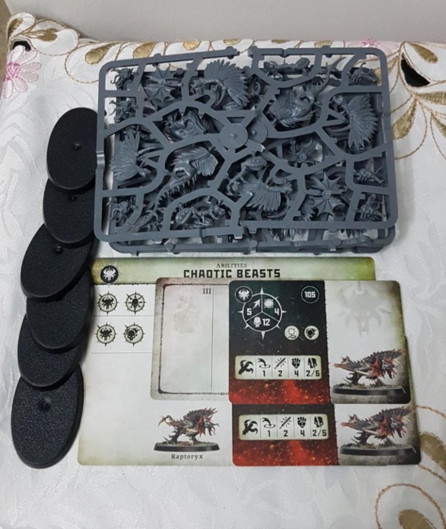 JBR Warhammer AOS Sigmar Warcry Chaos Raptoryx Beasts x6 NEW, Hobbies ...