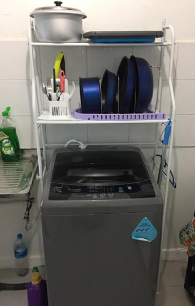 Washing Machine Rack (Top Load), Furniture & Home Living, Cleaning ...