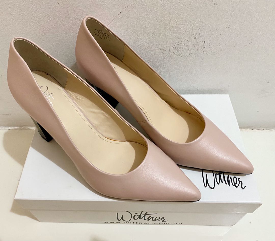 powder pink heels