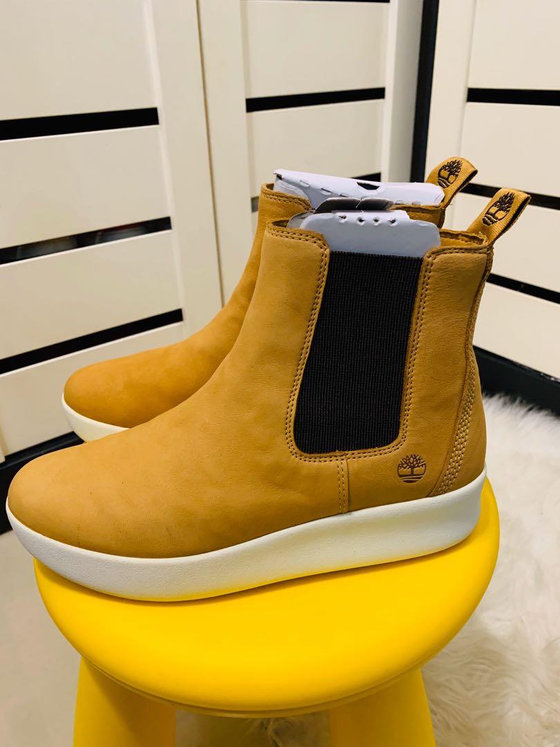 yo Ártico mostaza Womens Timberland Berlin Park Chelsea Boots in spruce yellow, Women's  Fashion, Footwear, Boots on Carousell